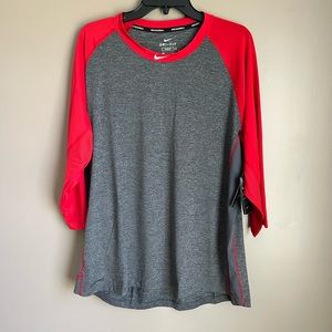 Nike baseball shirt slim fit.